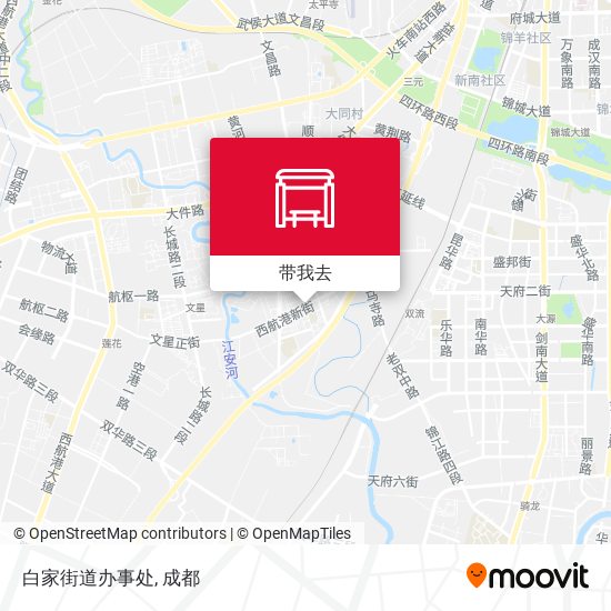 白家街道办事处地图