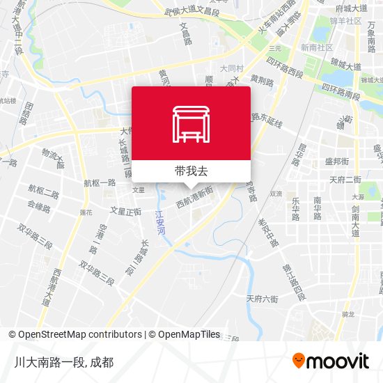 川大南路一段地图