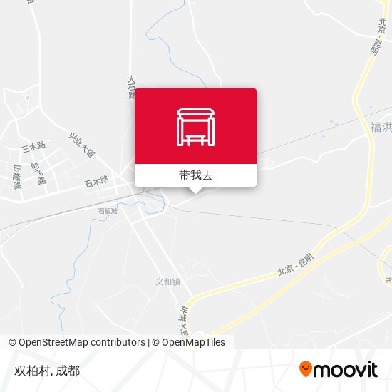 双柏村地图