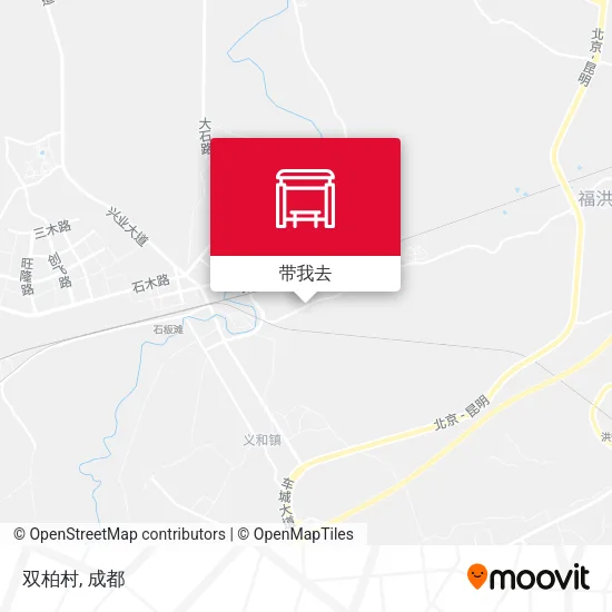 双柏村地图