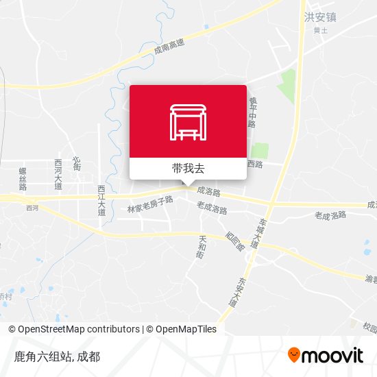 鹿角六组站地图