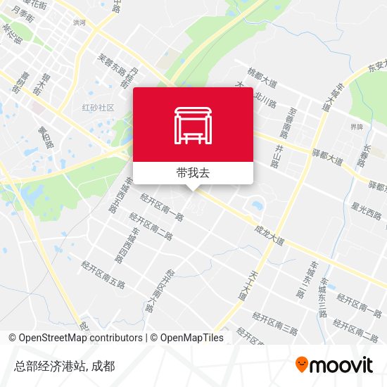 总部经济港站地图
