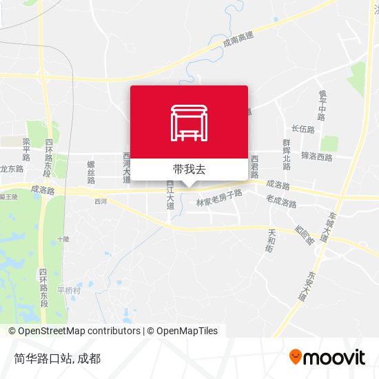 简华路口站地图