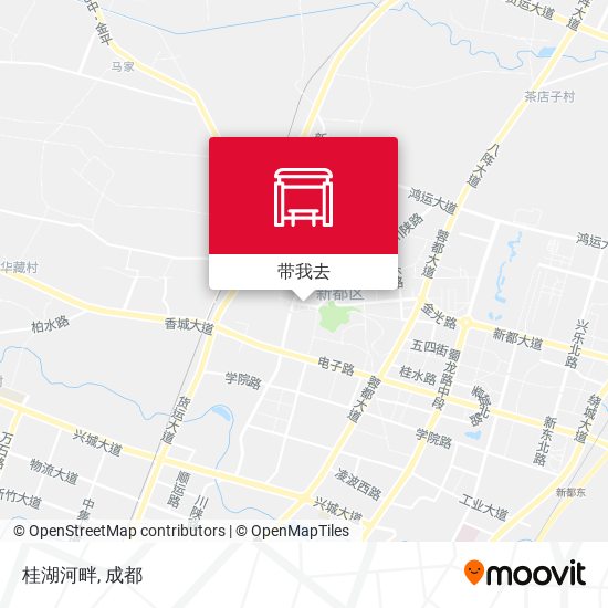 桂湖河畔地图