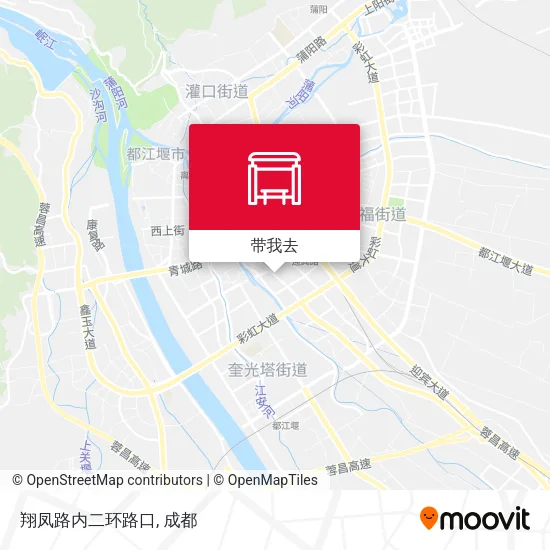 翔凤路内二环路口地图