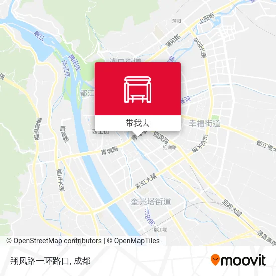 翔凤路一环路口地图