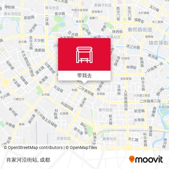 肖家河沿街站地图