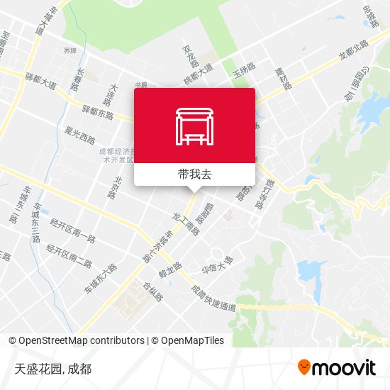 天盛花园地图