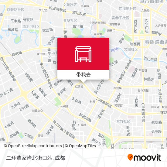 二环董家湾北街口站地图