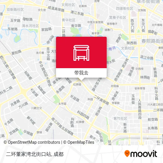 二环董家湾北街口站地图