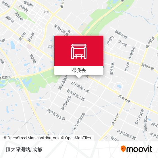 恒大绿洲站地图