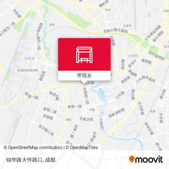 锦华路大件路口地图