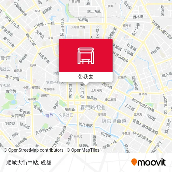 顺城大街中站地图