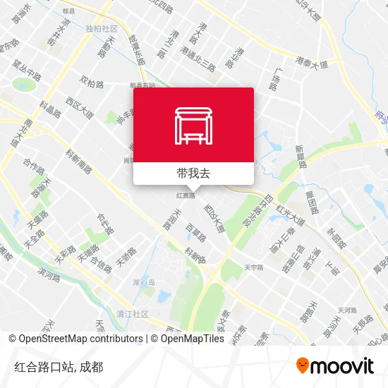 红合路口站地图