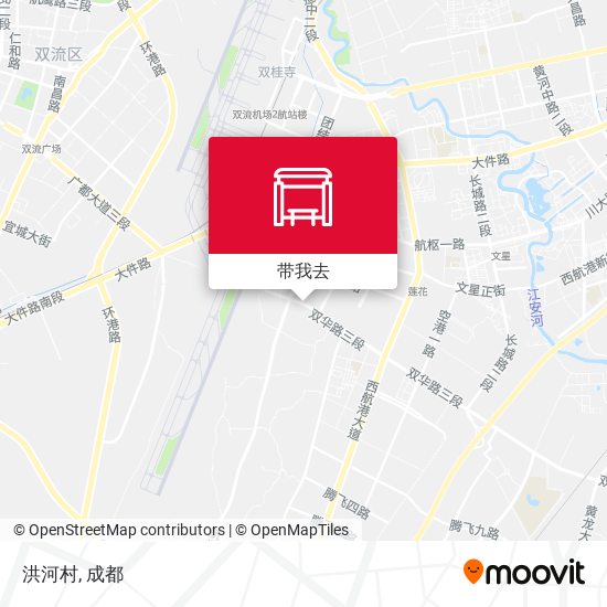 洪河村地图