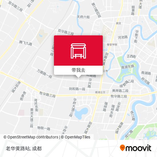 老华黄路站地图