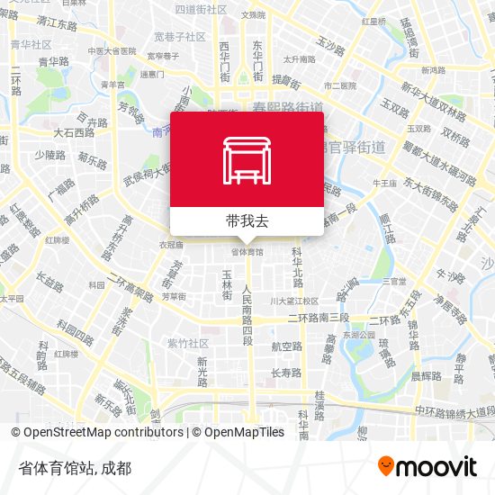 省体育馆站地图