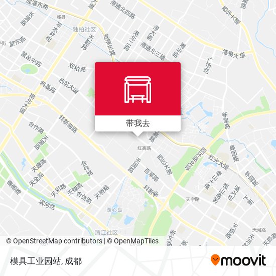模具工业园站地图