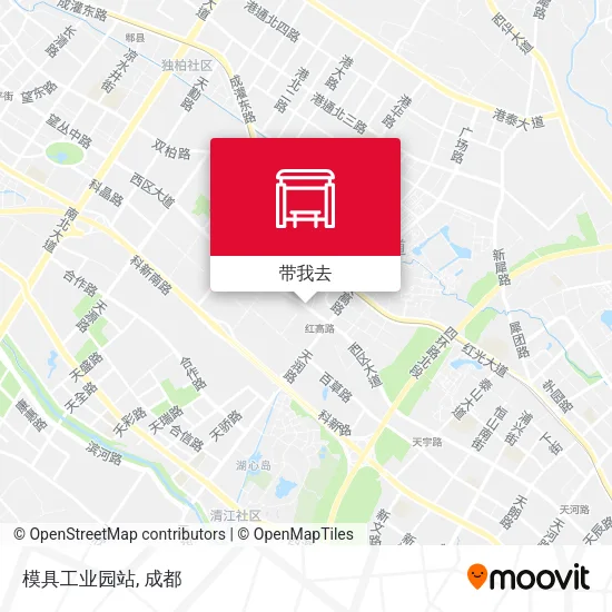 模具工业园站地图