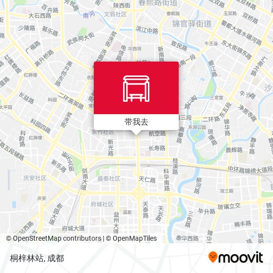 桐梓林站地图
