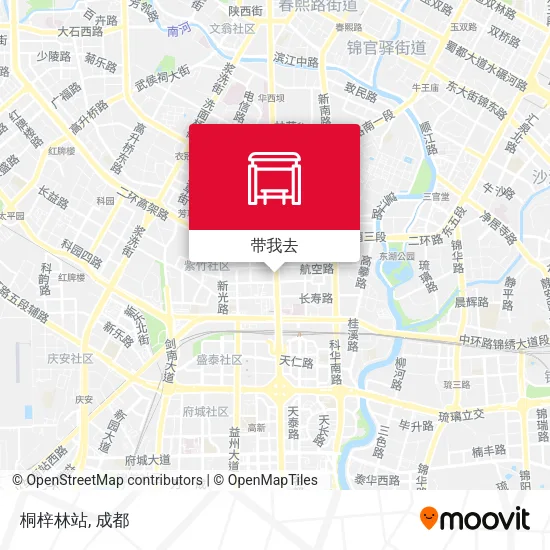 桐梓林站地图