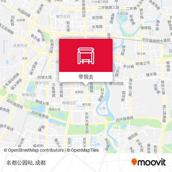 名都公园站地图