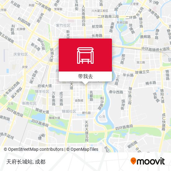 天府长城站地图