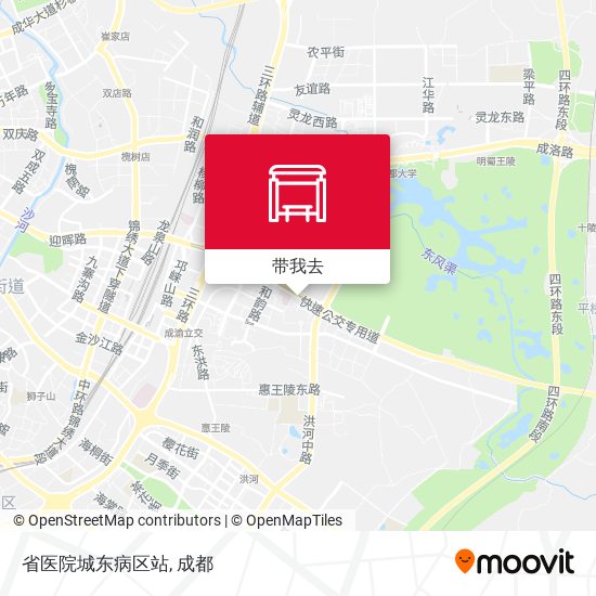 省医院城东病区站地图