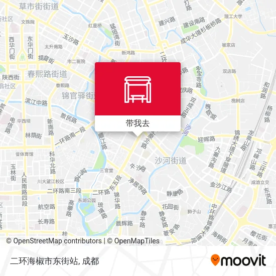 二环海椒市东街站地图