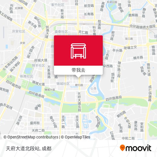 天府大道北段站地图