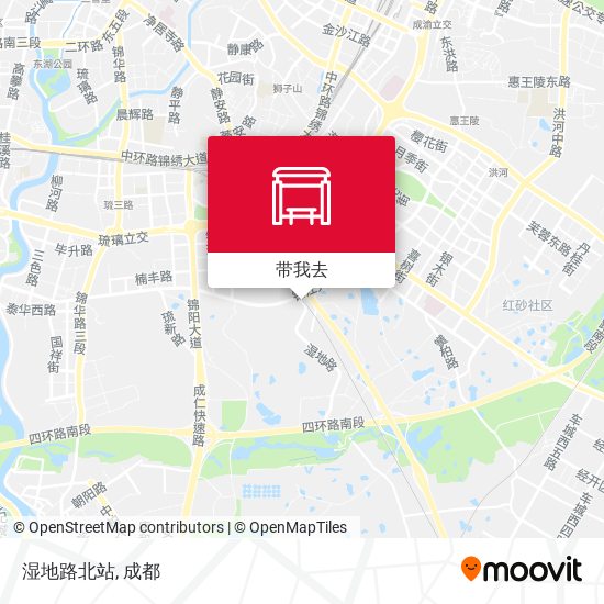 湿地路北站地图