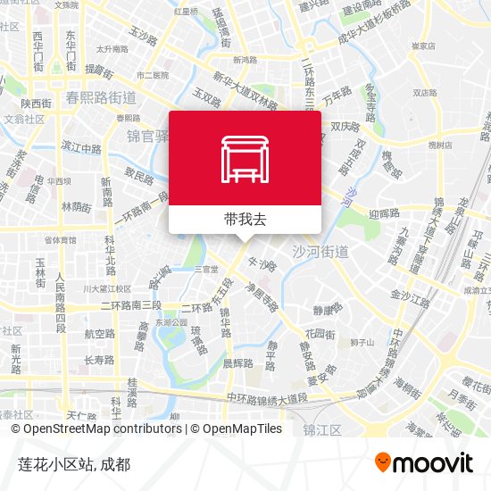 莲花小区站地图