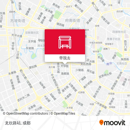 龙欣路站地图