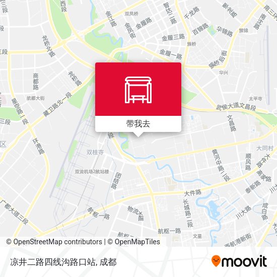 凉井二路四线沟路口站地图