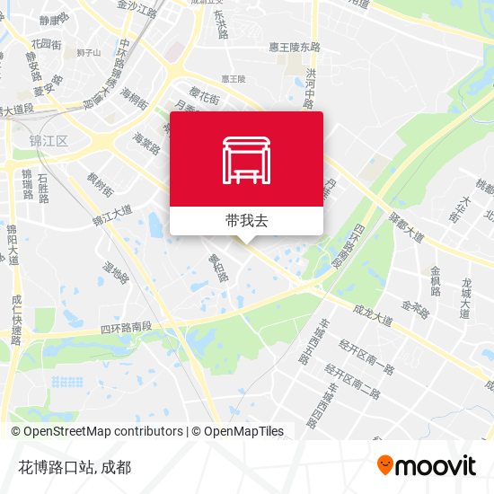 花博路口站地图