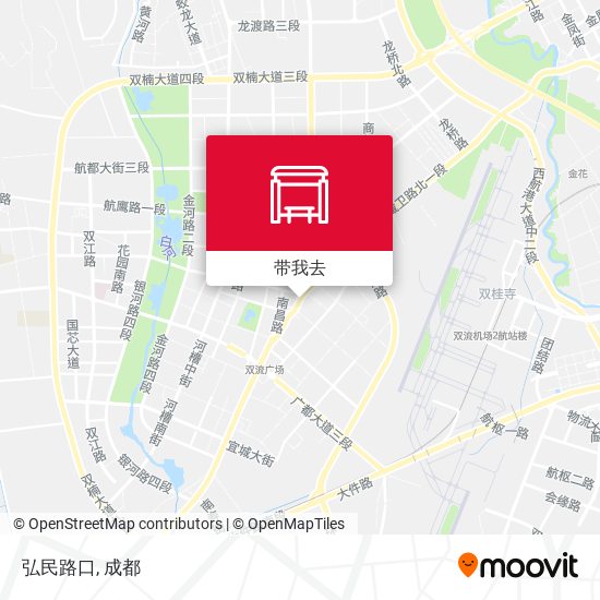 弘民路口地图