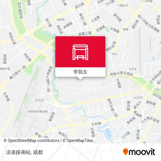 凉港路南站地图