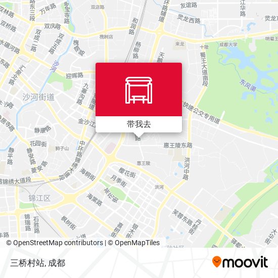 三桥村站地图
