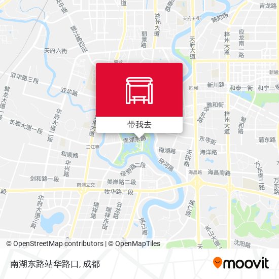 南湖东路站华路口地图