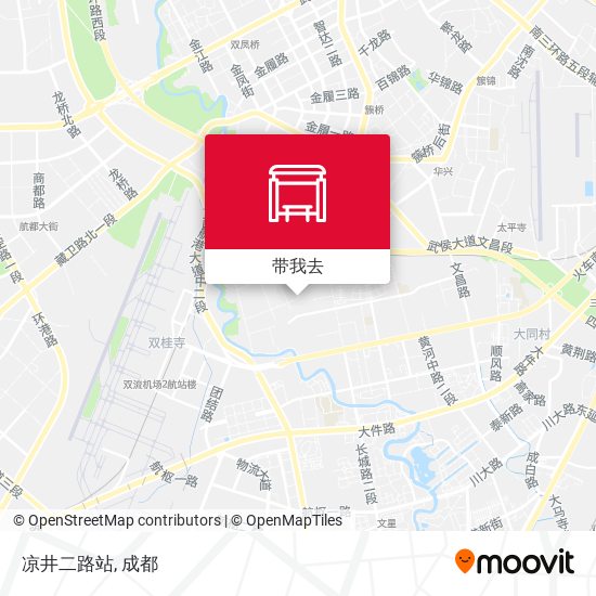 凉井二路站地图