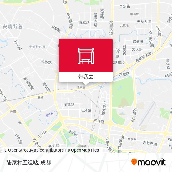 陆家村五组站地图