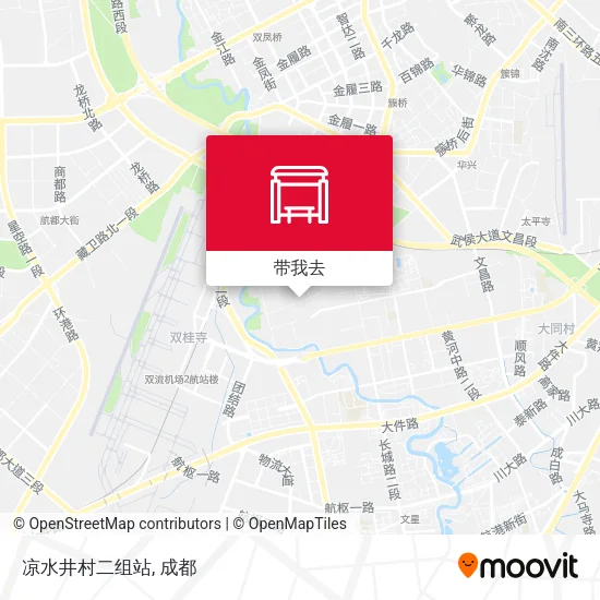 凉水井村二组站地图
