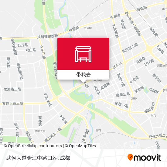 武侯大道金江中路口站地图
