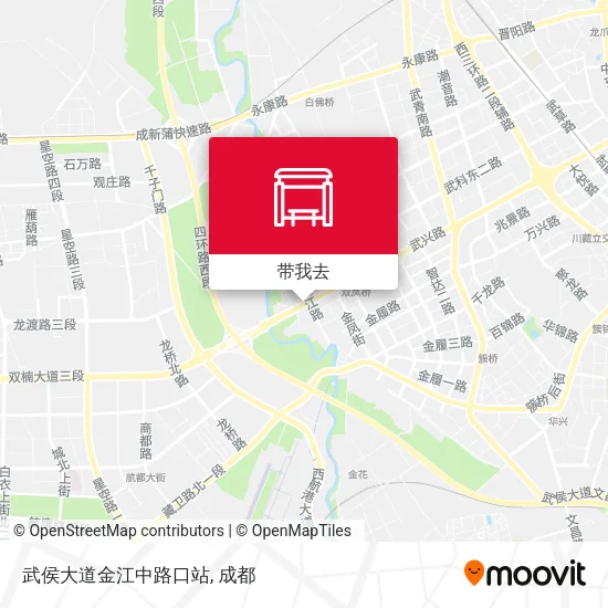 武侯大道金江中路口站地图