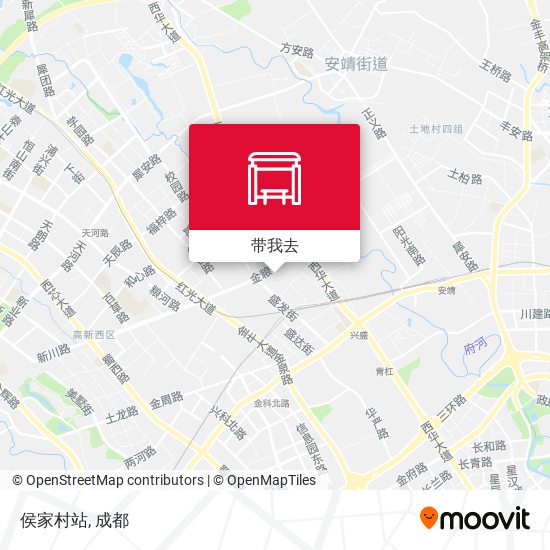 侯家村站地图