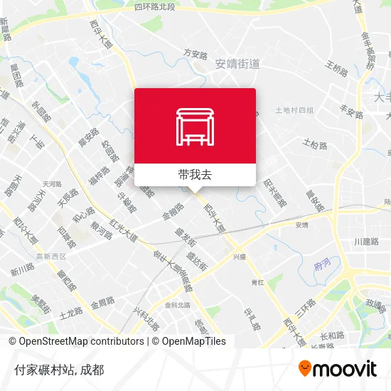 付家碾村站地图
