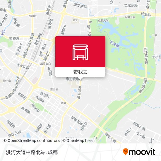 洪河大道中路北站地图