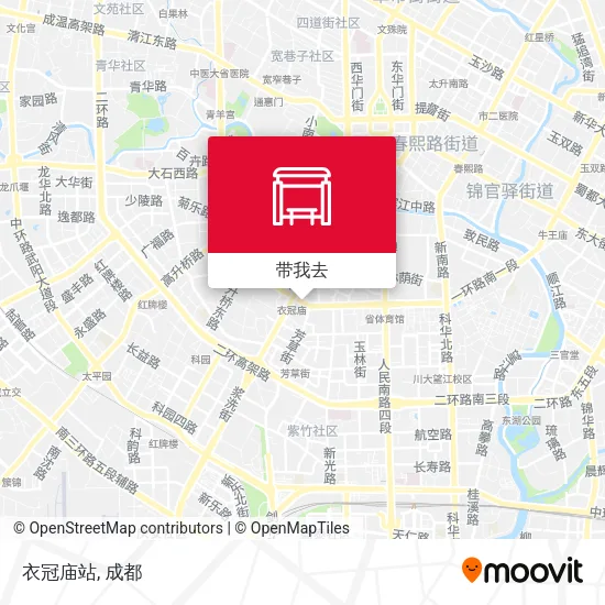 衣冠庙站地图