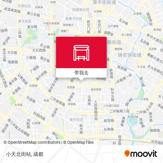 小天北街站地图