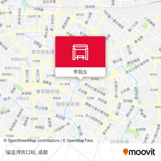 猛追湾街口站地图